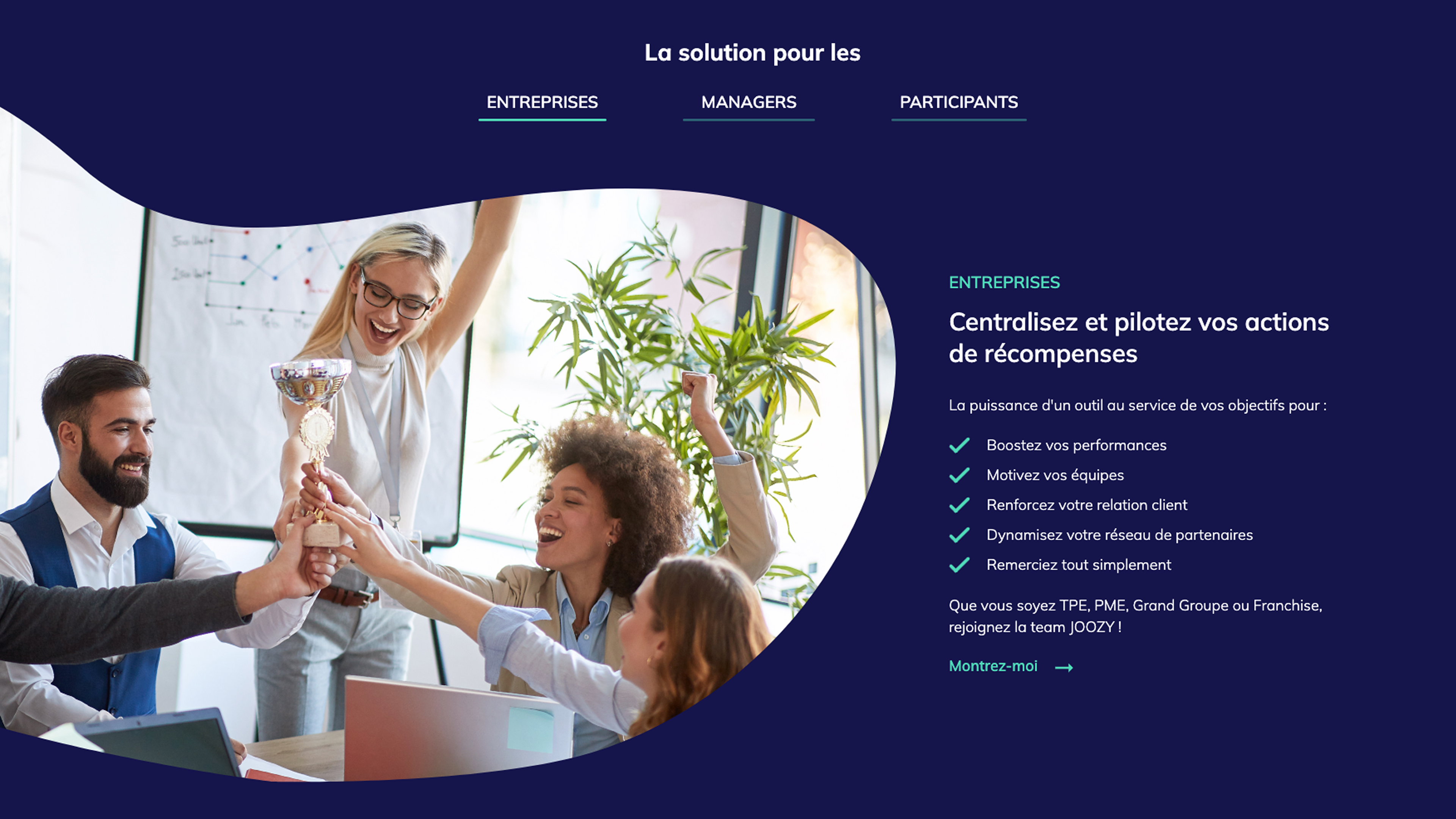 capture du site joozy